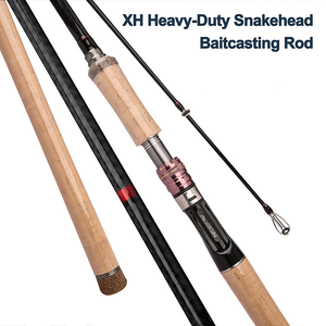 1/9 hành động ếch thanh 2 phần câu cá Carbon cao đúc que quay thanh công suất nặng lật - Product Image 4