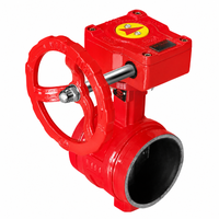 Vanne papillon manuelle Bundor Acid D371F-16C DN50-DN600, taille de port, garantie 1 an