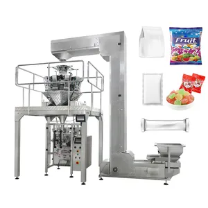 Vertical automática soft geléia gummy candy embalagem máquina