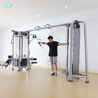 Machine de musculation de haute qualité, 5 stations, cadre multi-jungle thermolaqué, équipement de musculation commercial pour club de fitness