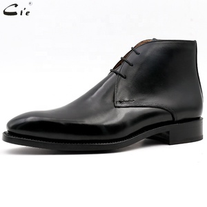 Cie A04 Stivali Chukka Personalizzati in Pelle di Vitello a Grana Piena, Stivali Classici da <span class=keywords><strong>Uomo</strong></span> con Suola Goodyear - Product Image 2