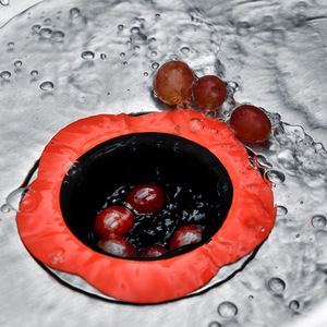 Plastic Sink Drain Filter Red Anti Clogging Screen For Kitchen Sink Strainer - Product Image 1