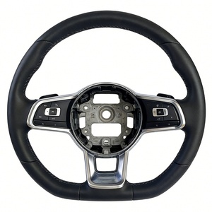 Volante Deportivo de 3 Radios en Cuero para VW Carbon T6 Scirocco Jetta Mk6 Golf Mk7 <span class=keywords><strong>Polo</strong></span> <span class=keywords><strong>GTI</strong></span>, Venta al Por Mayor de Fábrica - Product Image 5