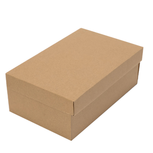 Corrugated Clamshell <strong>Boot</strong> <strong>Box</strong> Kraft Paper Folding Trinket Kraft Paper Carton <strong>Box</strong> for Shoes Packaging - Product Image 5