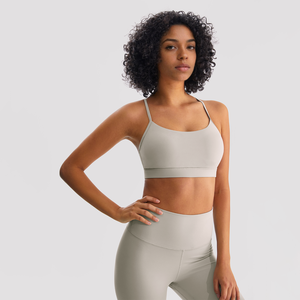 Sujetador deportivo de yoga sin costuras, suave como la mantequilla, para mujer - Top sexy con espalda descubierta para entrenamiento, con almohadillas extraíbles, transpirable <span class=keywords><strong>y</strong></span> elástico en cuatro direcciones - Product Image 4