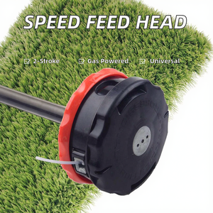 Cabezal de corte universal industrial DIY 220V de alimentación rápida para desbrozadora de gasolina, accesorios para desmalezadora, suministros de jardín, 2 tiempos - Product Image 2