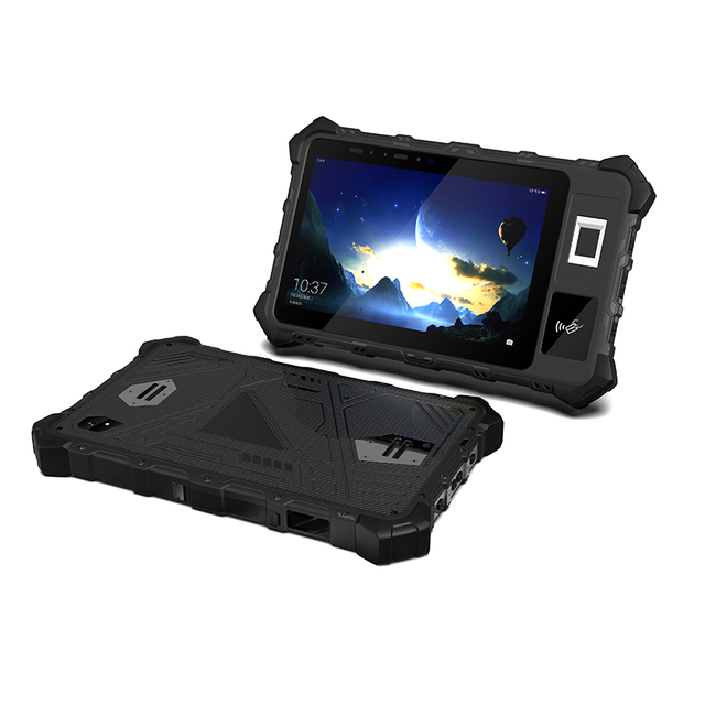 8 Inch Industrial Rugged Tablet Face Recognition PC WIFI IP67 Support IC Card and Footprint bluetooth