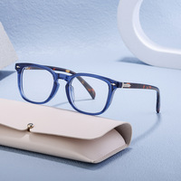 Gafas Ópticas de Diseño de Montura Completa para Hombre, Lentes Planas para Miopía, Lentes de PC, Venta al Por Mayor Transfronteriza
