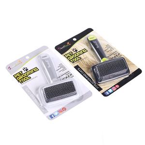 脱皮ツールブラシ簡単脱毛猫と犬の掃除グルーミングコームスリッカーペットペット製品 - Product Image 5