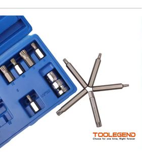 Chất lượng cao 11 miếng m-loại 12 điểm spline tuốc nơ vít ổ cắm bit Bộ công cụ sửa chữa tự động - Product Image 4