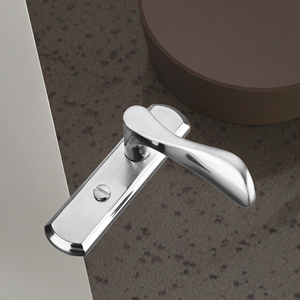 Cerradura de Puerta de Baño Moderna para Hotel Doorshine, de Acero Inoxidable, sin Llave, con Lengüeta Única, Manija para Puerta Interior de Baño, Fácil Instalación - Product Image 6