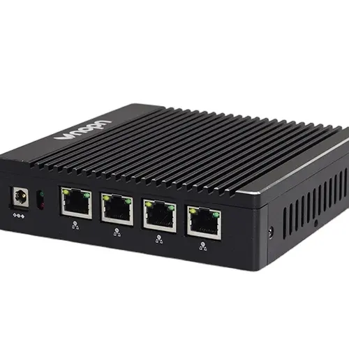 X86 4 이더넷 Pfsense PC ITX 마더 보드 Pxe 부팅 인텔 J4125 CPU 멀티 LAN 산업용 팬스 방화벽 미니 PC