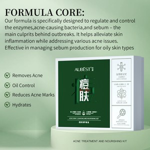 Productos orgánicos para el cuidado de la piel, parches para espinillas, eliminación de cicatrices de acné, limpiador facial, suero antiacné, juego para el cuidado de la piel - Product Image 3