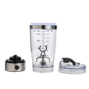 Botol Air Pengocok <span class=keywords><strong>Protein</strong></span> Elektrik Isi Ulang USB <span class=keywords><strong>Premium</strong></span> Bebas BPA Gym Fitness Logo Kustom - Product Image 2