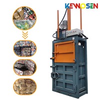 Presse à carton hydraulique verticale 8-100T, machine de compactage hydraulique pour le recyclage des bouteilles en plastique/PET/déchets textiles, avec certification CE