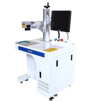 Machine de gravure laser à fibre CNC haute précision et rapide 30W 50W 100W pour métal, plastique, bijoux et acrylique