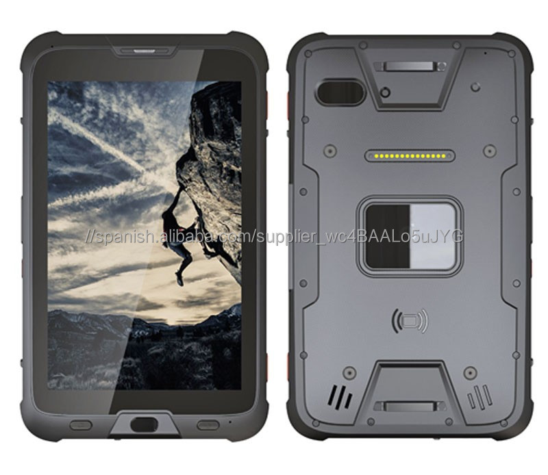 8 pulgadas MT6762 Octa core Android 10 4G + 64G + 4G LTE robusto tablet pc 2D escáner de código de barras Tablet pc integrado