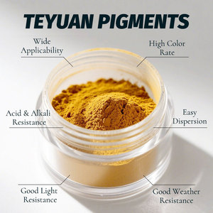 Bột màu vô cơ sắt Oxit Đỏ đen vàng xanh xanh cam nâu cho sắc tố cho bê tông xi măng cao su nhựa - Product Image 2