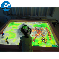 Projecteur de réalité augmentée interactif pour enfants, table de sable magique avec projection d'êtres marins, taille personnalisée, multijoueur