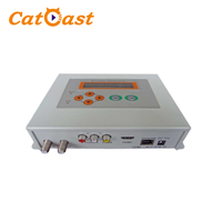 Modulador RF QAM de un solo canal CVBS HD MI, Codificador de Video HD, Equipo de Transmisión de Radio y TV, Mpeg 1 Capa 2