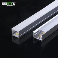 Vente en gros bande de led d'extrusion anodisé encastré en aluminium profil de led bande de led en aluminium bandes de décorations en aluminium