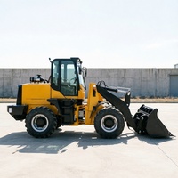 Chargeuse sur pneus compacte haute performance SYNBON 920, capacité de 2 tonnes, chargeuse frontale avec certification CE pour l'agriculture et la construction