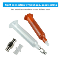Connecteur à double filetage en métal pour accessoires de machines-outils connecte 2 seringues adaptateur de seringue de dosage