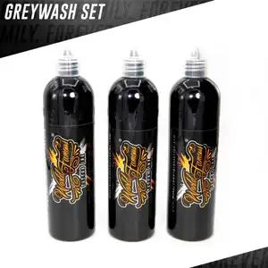 Original World Famous tattoo ink 3 bottle grey wash set 4 oz tattoo ink tattoo supplies natural