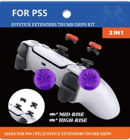 Capuchons de poignée de pouce personnalisés pour PS5 PS4 Xbox Series X/S Xbox One Controller 2PCS 3D Analog Thumbsticks Grips Joystick Cover
