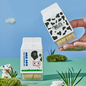 Cure-dents de support de cure-dents de belle forme avec la boîte de récipient en plastique - Product Image 2