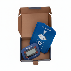 Disque de stationnement numérique MightyTech, accessoire électronique pour voiture, dissimulation en un clic, design moderne en plastique, solution de stationnement temporaire - Product Image 2