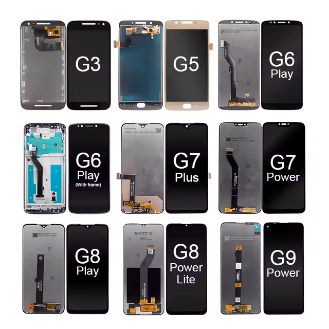 Hot Sale LCD Display Touch Screen Digitizer Assembly Mobile Phone LCDs Replacement for Motorola G Pure