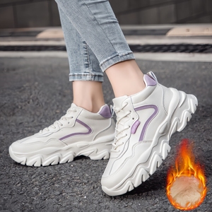 Bottes de neige pour les voyages en plein air, avec doublure en polaire, bottes mi-hautes pour femmes, baskets pour femmes, chaussures <span class=keywords><strong>pas</strong></span> chères - Product Image 2