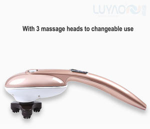 Masajeador Corporal Inalámbrico de Mano LY-638A, Martillo de Masaje con Proceso de Pintura de Piano, con Vibrador de Luz Roja para Masaje Corporal - Product Image 5