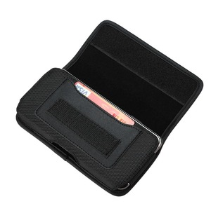 <span class=keywords><strong>Riñonera</strong></span> Universal para iPhone 15, tarjetero Horizontal, <span class=keywords><strong>tela</strong></span> Oxford, <span class=keywords><strong>tela</strong></span> de nailon, 6G Funda de <span class=keywords><strong>cuero</strong></span>, funda de cinturón portátil con cierre - Product Image 4