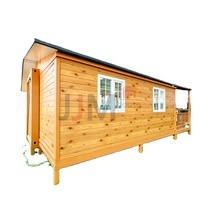 JJM Mobile Maison conteneur extensible de 20 pieds sur roues, préfabriquée, moderne, portable, pour camping, cabine, logement temporaire et bureau