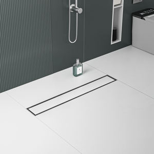 High Quality 24 Inch <strong>Bathroom</strong> Shower <strong>Drain</strong> 304 Stainless Steel Linear Grate Cover Long Channel Tile Insert Floor <strong>Drain</strong> - Product Image 2