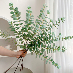 Feuille d'eucalyptus artificielle Qingyu Chronicle, verte et réaliste, pour la décoration intérieure - Product Image 4
