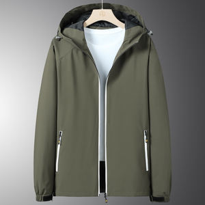 EVERLAND OEM Chaqueta grande veste coupe-vent en polyester personnalisée pour hommes vestes d'extérieur coupe-vent de printemps grande taille pour hommes - Product Image 6