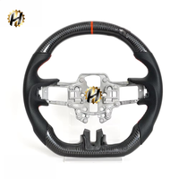 Volant en fibre de carbone LED Rpm pour Ford Mustang, volant Ecoboost Gt Shelby 2018 2019 2020 2021 2022 2023, stock USA