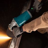 Meuleuse d'angle Makita GA9080FX1 2800W 230mm (9 pouces) avec interrupteur à gâchette et frein mécanique, pour travaux lourds de découpe et de meulage du métal