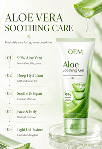 Gel Aclarante de <span class=keywords><strong>Aloe</strong></span> <span class=keywords><strong>Vera</strong></span>, Unifica el Tono de la Piel, Repara, Hidrata, Humecta, Brillo, Cuidado Facial y Corporal - Product Image 3