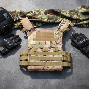 سترة تكتيكية متينة مضادة للكهرباء الساكنة من أكسفورد 600D من HUADUN، حامل لوحة EVA JPC مع حواف معززة وحزام كتف للدفاع الشخصي - Product Image 4