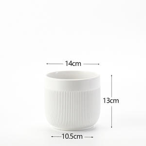 Vasi di fiori in ceramica diretta dalla fabbrica uso domestico di diverse dimensioni orchidee farfalla specializzate vasi di bambù con retro di tartaruga - Product Image 5