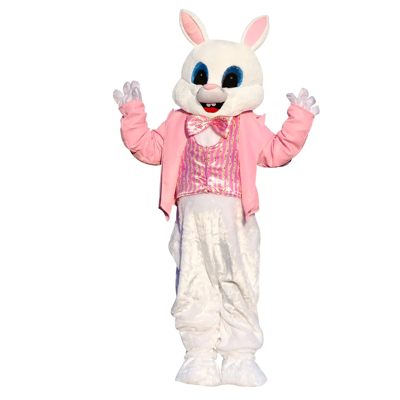Easter Adorable Rabbit Mascot Costume Cute Bunny Rabbit Costume Mascot For Adult Walking Show Cosplay Rabbit Costume Set
