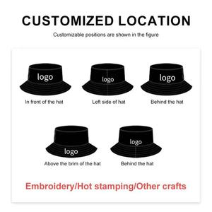 Chapeaux Bob Personnalisés en Coton Respirant avec Broderie de Dessins Animés et Fruits, Imprimés par Sérigraphie, pour Hommes et Femmes, Idéaux pour l'Été – Vente en Gros - Product Image 4