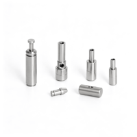 Pin Penunjuk Lokasi Baja Tahan Karat Kelas Medis, Poros Presisi, Dowel Penyelarasan Presisi, Finishing Pasifasi Berbahu, Kepala 6mm