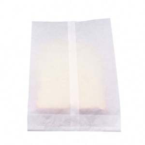 Bolsa de Papel Kraft Blanca para Empacar Papas Fritas, Bolsa Plana de Papel, Impresión Flexográfica de 10 8 Colores, Empaque de Alimentos y Bebidas Reciclable - Product Image 5