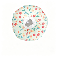 Collier de protection en coton doux Midali Q-18 pour animaux de compagnie, anti-léchage, anti-griffures, pour chiens et chats, avec rembourrage