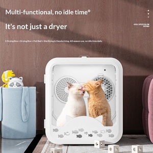 Boîte de séchage automatique silencieuse pour <span class=keywords><strong>chat</strong></span>, type non-bruyant, avec double ventilateur, électrique intelligente, pour usage domestique, avec évaluations très favorables à 92 % - Product Image 4